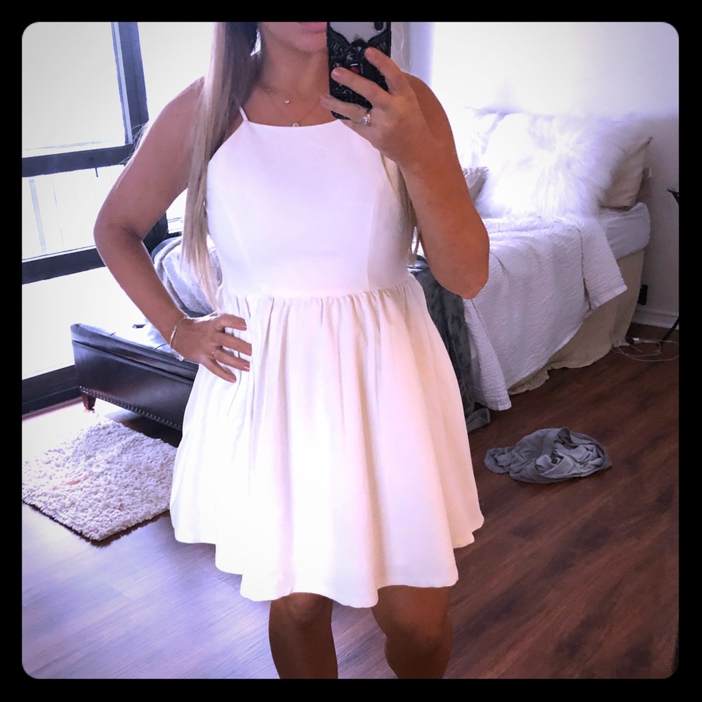 White LuLu Dress, Never been worn